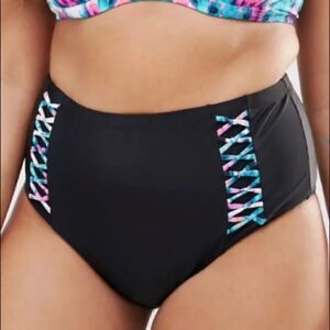 Costa del sol bikini high waisted with faux corset side details
